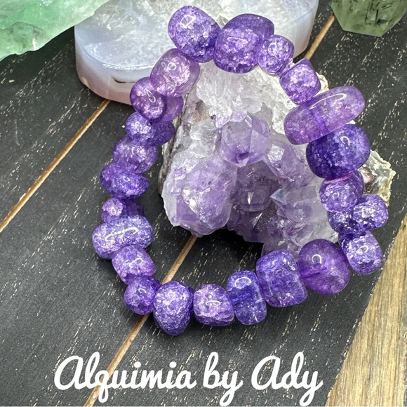 Labradorite and big agate bracelet - Picture 1 of 1